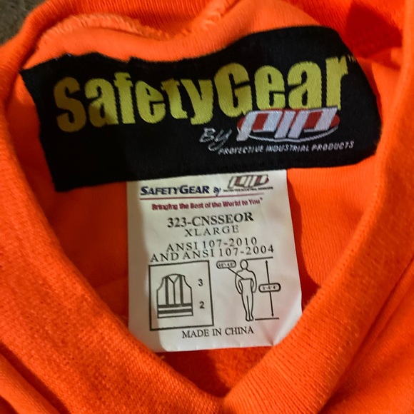Orange HI VIS Crew Neck XL NEW - Picture 2 of 2